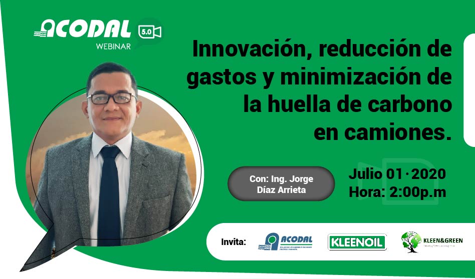 Webinar Innovación, reducción de gastos y minimización de la huella de carbono en camiones
