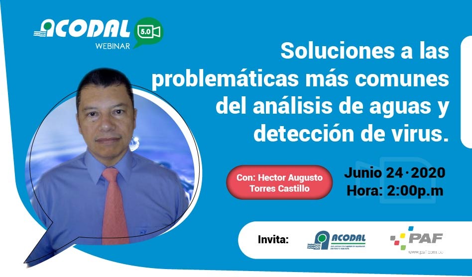 WEBINAR Soluciones a las problemáticas más comunes del análisis de aguas y detección de virus