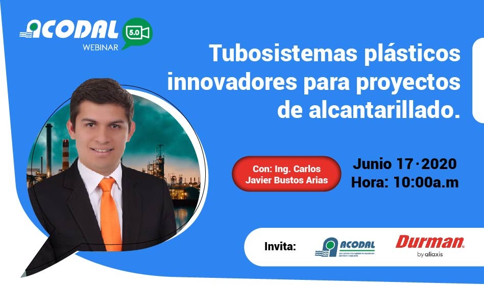 Webinar Tubosistemas plásticos innovadores para proyectos de alcantarillado
